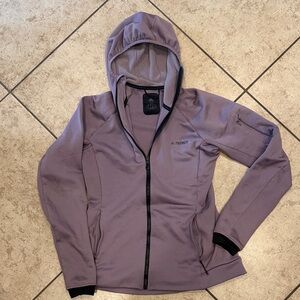 adidas Women's Lavender Hooded Jacket